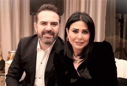 وائل جسار وزوجته