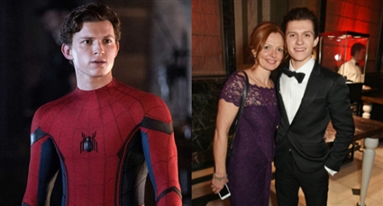 توم هولاند ووالدته