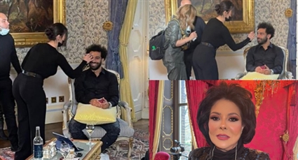 محمد صلاح خلال لقائه مع إسعاد يونس