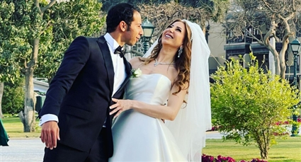 هند رضا وزوجها