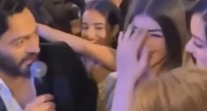 ليلى وملك أحمد زاهر وتامر حسني