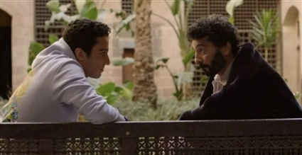 مشهد من مسلسل راجعين يا هوى