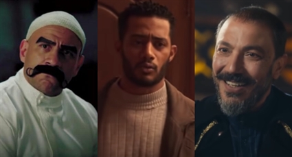 طارق لطفي من مسلسل جزيرة غمام ومحمد رمضان  في مسلسل المشوار وأحمد مكي في مسلسل الكبير أوي 6