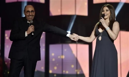 إليسا وأسامة الرحباني من الحفل