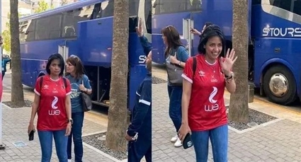 سهر الصايغ بقميص الأهلي في المغرب