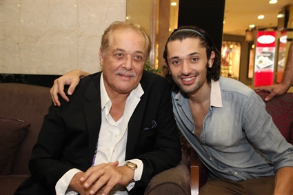 النجم الراحل محمود عبد العزيز وابنه كريم محمود عبد العزيز