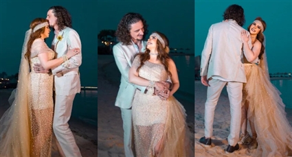 دنيا عبد العزيز وزوجها