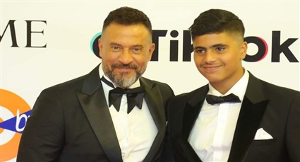 ماجد المصري وابنه آدم