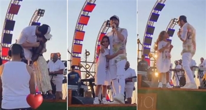 تامر حسني خلال الحفل