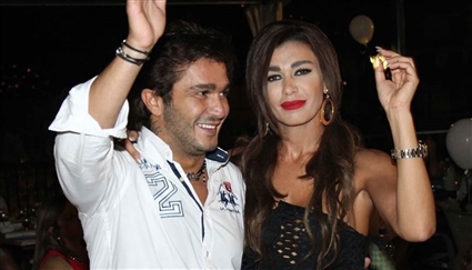 نادين الراسي وشقيقها الراحل جورج الراسي