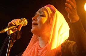 عايدة الأيوبي في الحفل