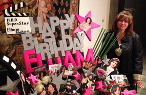 إلهام شاهين ولوحة تذكارية