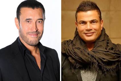 عمرو دياب وكاظم الساهر