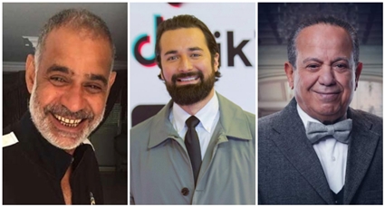 محمد محمود وأحمد حاتم ومحمود البزاوي