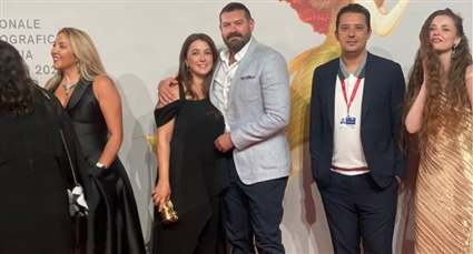 كندة علوش وعمرو يوسف في مهرجان فينيسيا