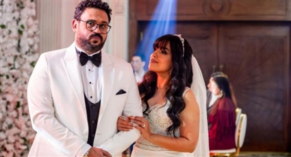 أكرم حسني وأيتن عامر