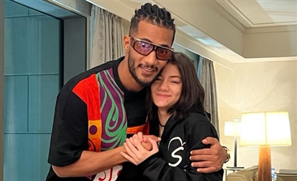 محمد رمضان وابنته حنين