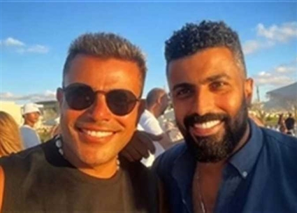 المخرج محمد سامي وعمرو دياب