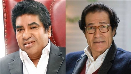 فاروق حسني وأحمد عدوية