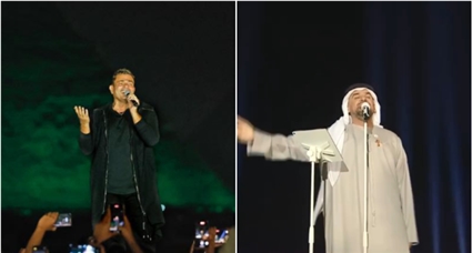 عمرو دياب وحسين الجسمي