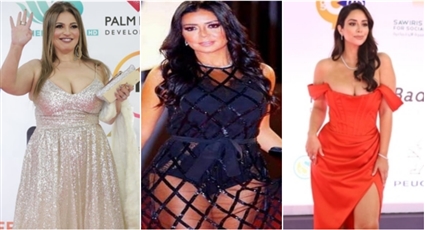 بسنت شوقي ورانيا يوسف ونهلة سلامة