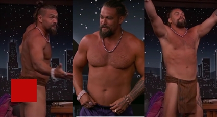 جيسين موموا يخلع ملابسه على الهواء