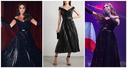 إليسا بفستان 