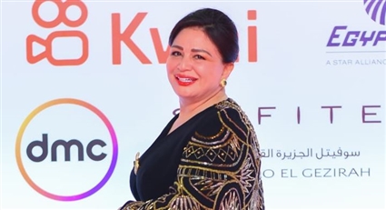 إلهام شاهين على السجادة الحمراء لفيلم رحلة يوسف