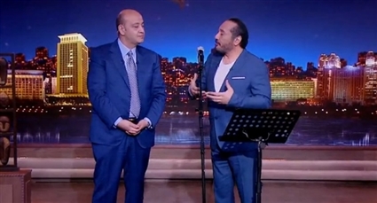 علي الحجار وعمرو أديب