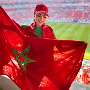 حضرت مريم مباريات المنتخب المغربي