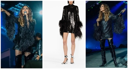 نانسي عجرم وفستانها في حفل ميدل بيست