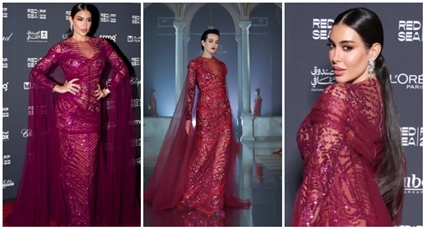 ياسمين صبري وفستانها