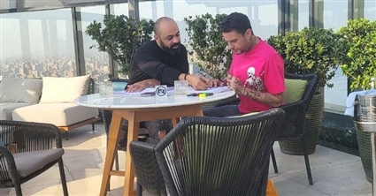 أحمد الفيشاوي خلال تحضيرات الفيلم