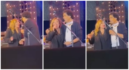 ليلى علوي ومحمد منير