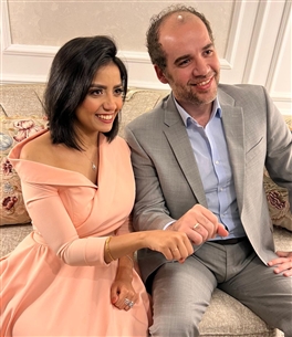 الدكتور صلاح العباسي وسهر الصايغ