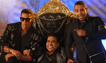 محمد رمضان وأحمد عدوية وابنه