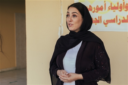 كندة علوش في فيلمها الهندي Yellow Bus