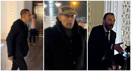 عزاء والدة طارق لطفي