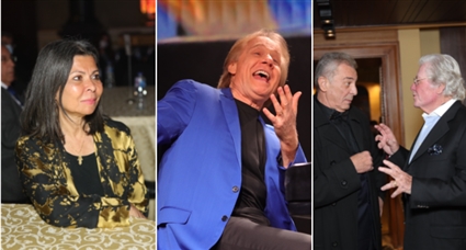 حسين فهمي ومحمود حميدة وريتشارد كلايدرمان وسلوى محمد علي