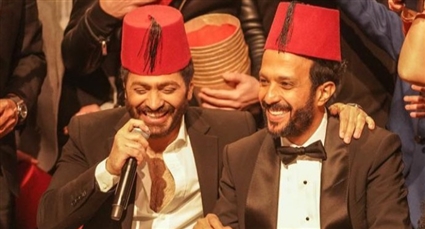 تامر حسني وأحمد عصام