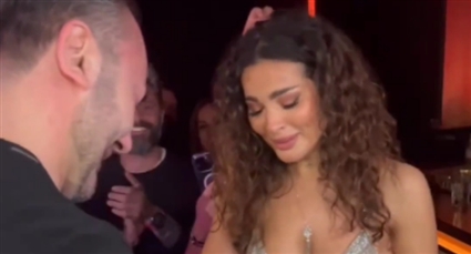 نادين نسيب نجيم وخطيبها