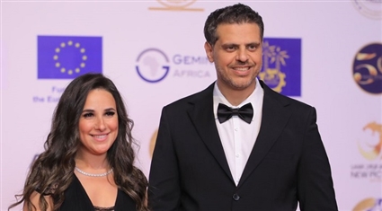 شيري عادل وزوجها