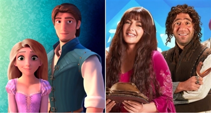 يوجين ورابونزل ومحمد سلام ودنيا سمير غانم