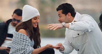 دينا الشربيني وشريف سلامة