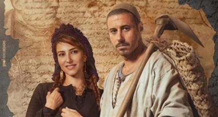 أحمد السعدني وحنان مطاوع في ملصق مسلسل سره الباتع