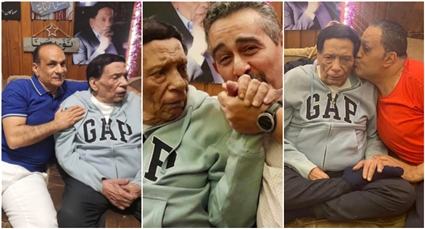 عادل إمام مع النجوم