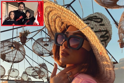 بسمة بوسيل وعائلتها