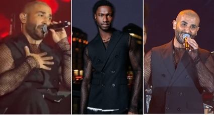 إطلالة أحمد سعد