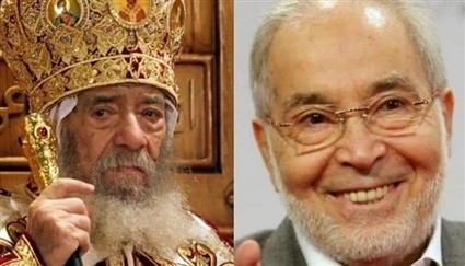 حسن يوسف والبابا شنودة