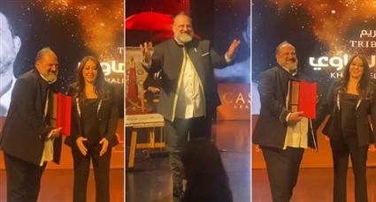 تكريم خالد الصاوي في مهرجان الدار البيضاء